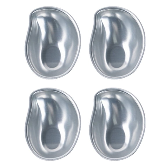Pack Of 4 Elegant Mochi Molds Peach And Mangos Shape Aluminum Alloy Baking Tool For DIY Dessert Ice Cream Chocolate