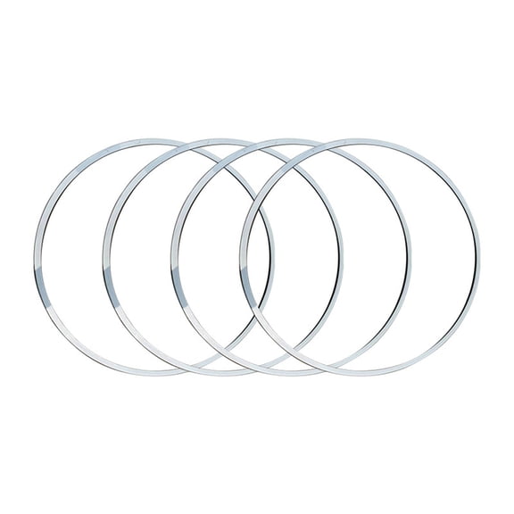 Pack Of 4 General Rims Protector Rings Aluminum Rims Guard Preventing Parking Scratches for 19 Inch SUVs & Sedans