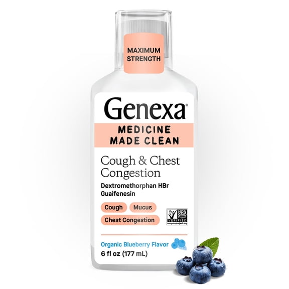 (Pack Of 4) Genexa Cough & Chest Congestion 6 Fl Oz