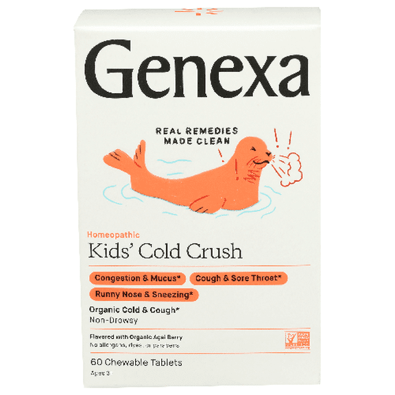 (Pack Of 4) Genexa Kids Cold Crush 60 Tablets