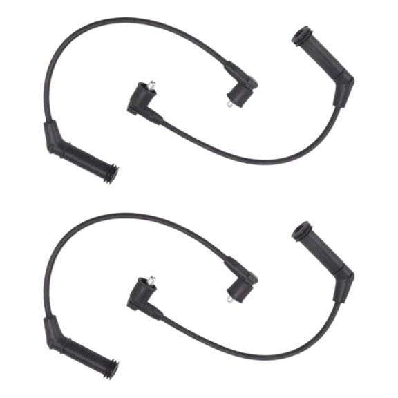 Pack Of 4 High Performances Sparks Plugs Wires With Enhances Ignitions Efficiency 27501-02H00 Simple Installation for Accent