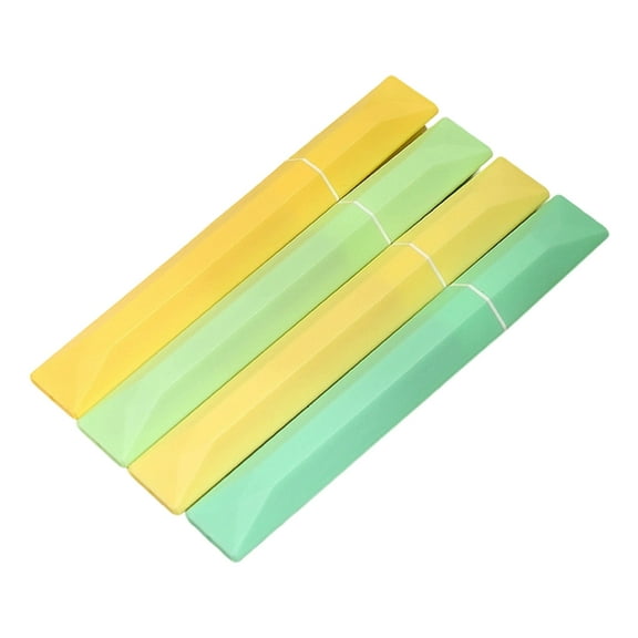 Pack Of 4 Highlighter Marker 4 Color Soft Chiseled Tip Highlighter Pen