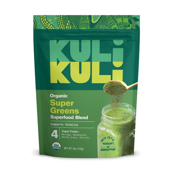 (Pack Of 4) Kuli Kuli Superfood Blend Greens 6 Oz
