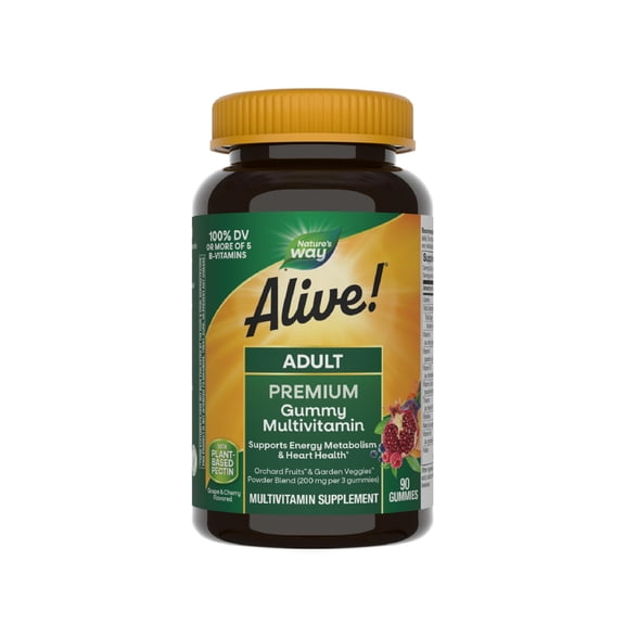 (Pack Of 4) Natures Way Alive Adult Multifloral Gummy 90 Each