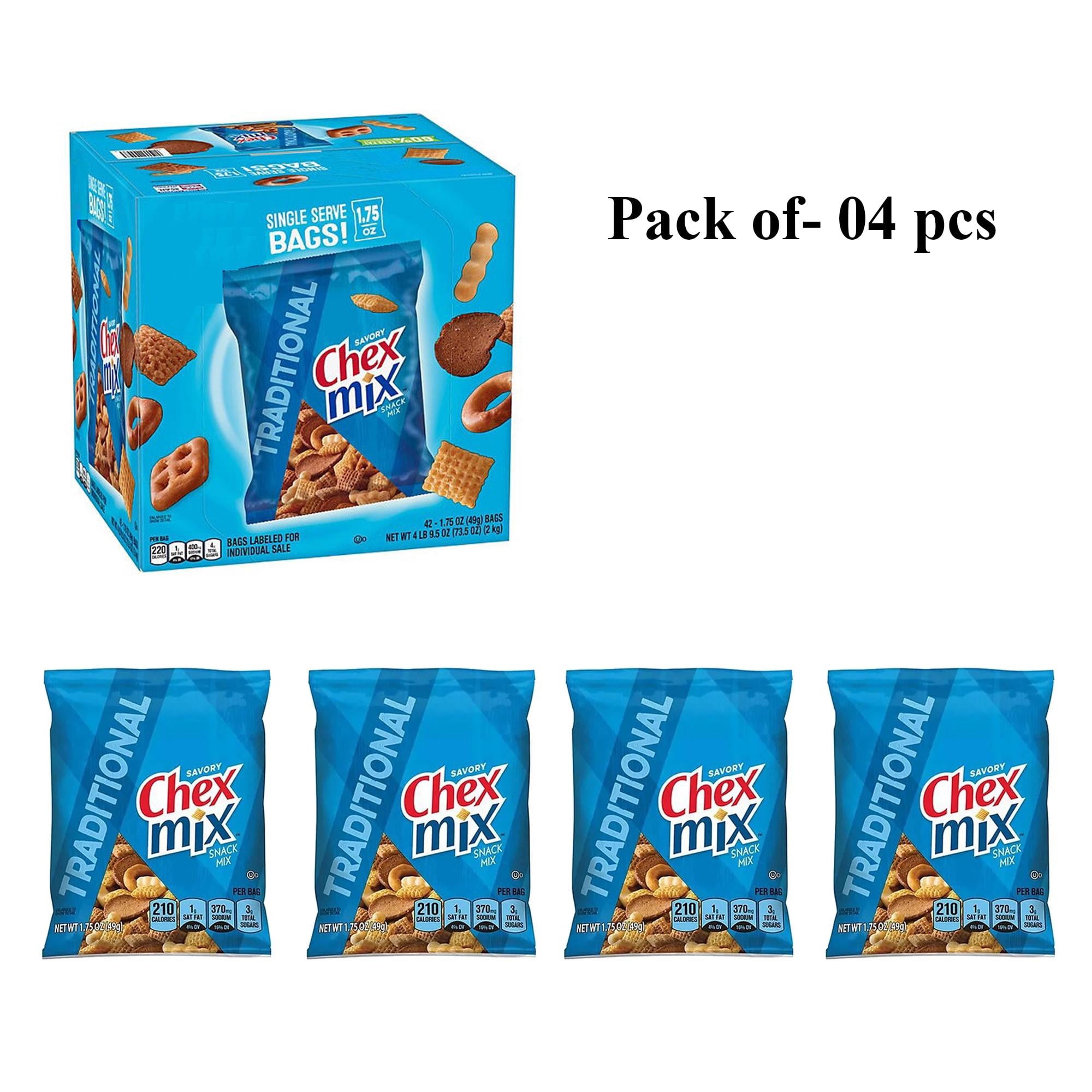 Pack Of 6 Pcs Chex Mix Traditional Savory Snack Mix | 1.75 Oz Per