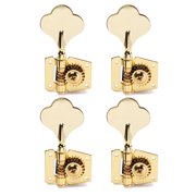 Pack Of 4 Pcs Handed Tuning Pegs Set For Bass Guitar Golden