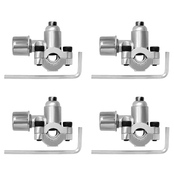 Pack Of 4 Pricking AC Valves Bodies Strong HVAC System Component for 1/4 Inch 5/16 Inch 3/8 Inch Outside Diameter