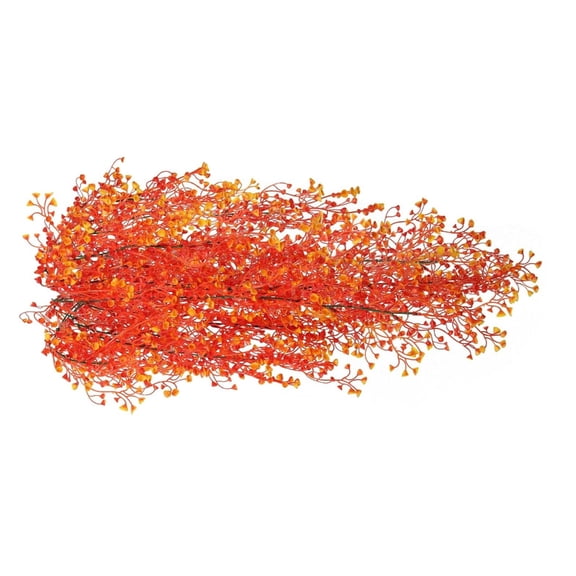 Pack Of 4 Realistic Golden Bells Rattan Artificial Hanging Greeneries For Wall Decors Without Maintenance Required