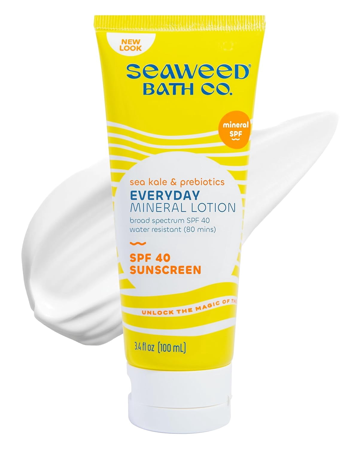 (Pack Of 4) Seaweed Bath Company Sunscreen Lotion SPF40 3.4 Fl Oz