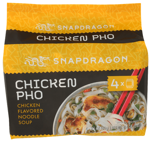 (Pack Of 4) Snapdragon Noodle Pho Chicken 4 Pack 8.4 Oz