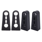 Pack Of 4 Soundproofing Door Shock Absorbers Noise Insulation Pads set Easy Installation & Durability for Lada Car