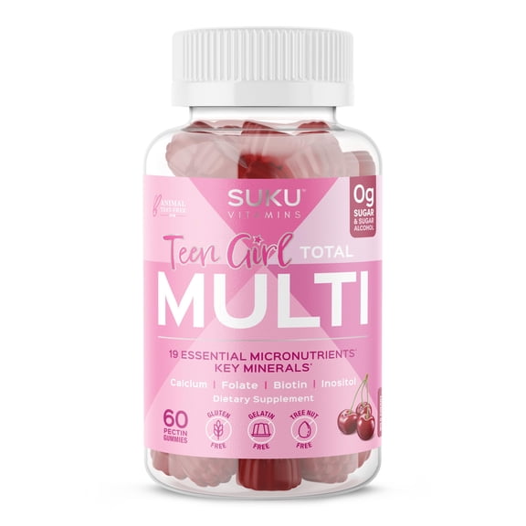 (Pack Of 4) Suku Vitamins Teen Girl Multi Total 60 Pieces