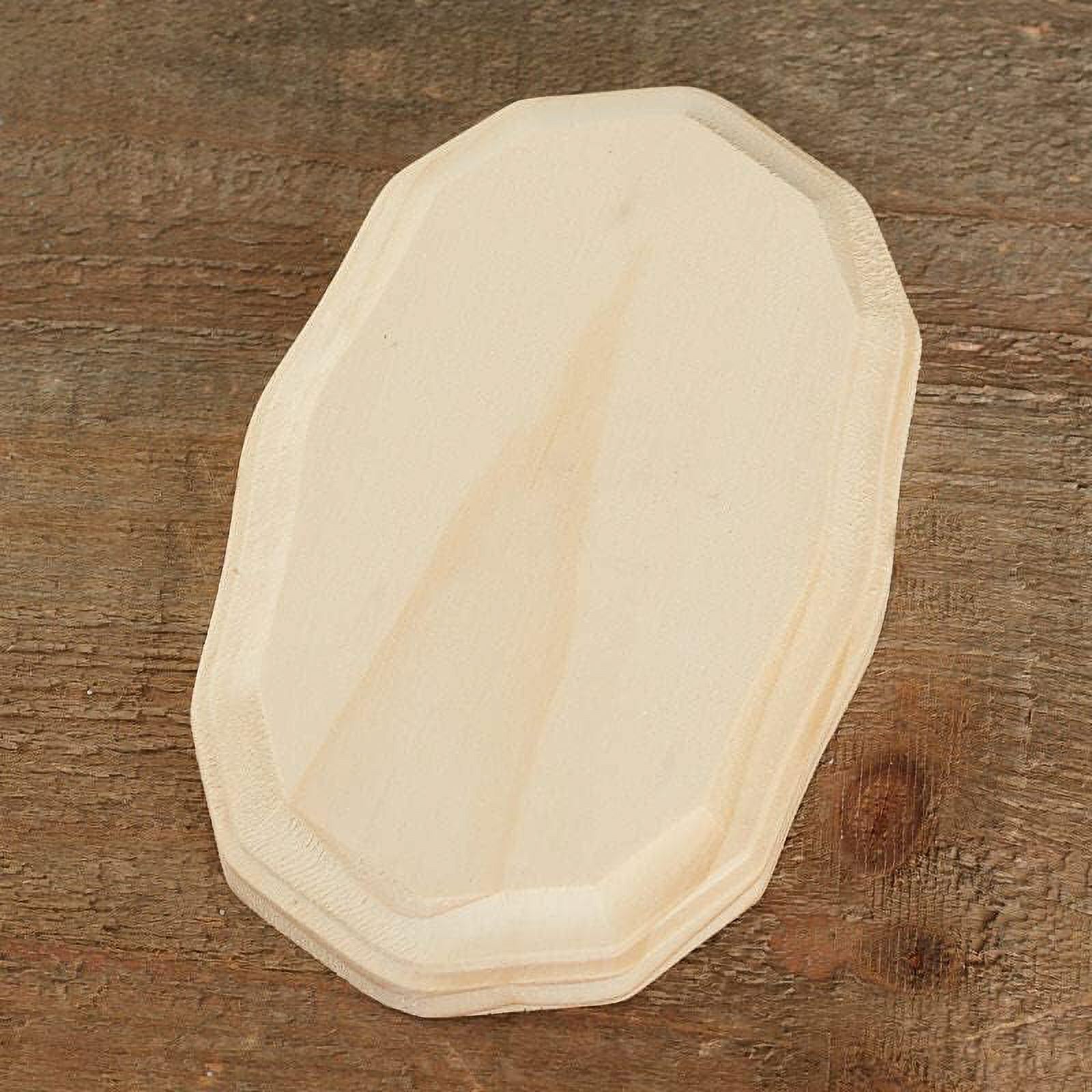 5 Pack Of 12 Inch Unfinished Wooden Scalloped Moulding Trim - DIY Decorative Edging For Interior & Exterior