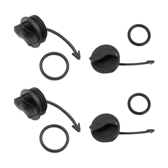 Pack Of 4 Water Drain Plugs Easy Installation for Watercrafts Wake Models Replace 292002024 292001352 292001320
