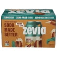 thumbnail image 1 of (Pack Of 4) Zevia Soda Creamy Rootbeer 72 Fl Oz, (6 Cans per Pack), 24 Cans Total, 1 of 6