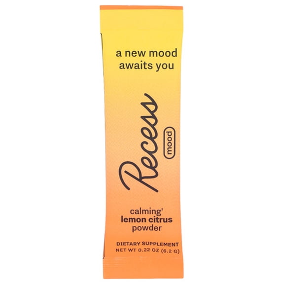 (Pack Of 40) Recess Mood Power Packet Lemon Citrus 0.22 Oz
