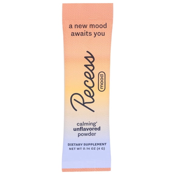 (Pack Of 40) Recess Mood Power Packet Unflavored 0.14 Oz