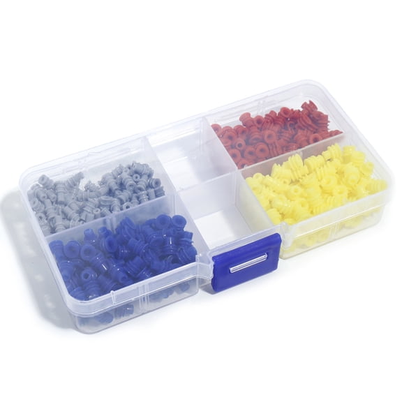 Pack Of 400 Rubber Grommets Firewall Hole Plugs Assorted Rubber Grommet Set Comprehensive for Cable & Wire Protections