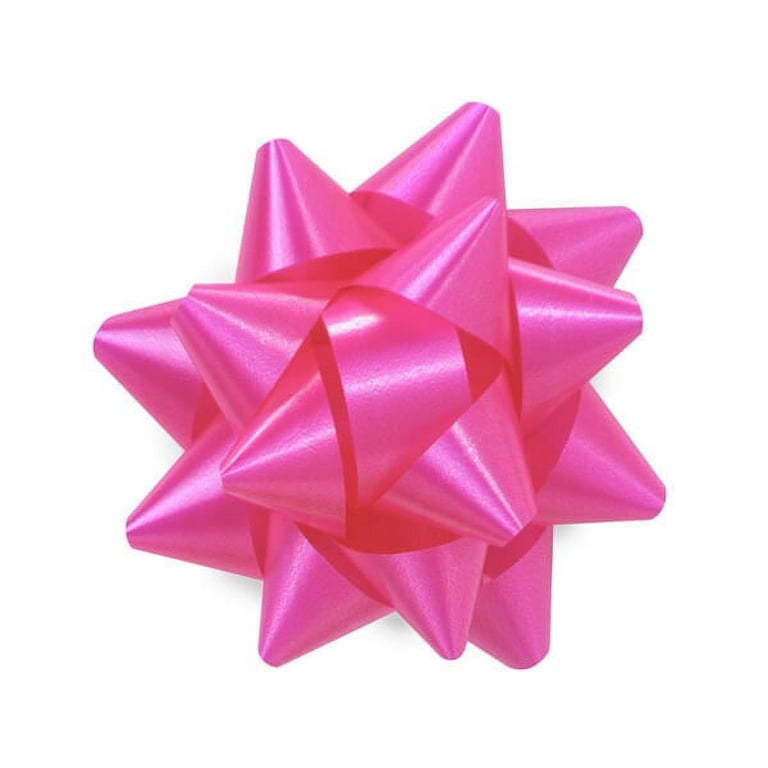 2 Unit Beauty Medium Star Gift Bows 3-1/2 Bows - Polypropylene Unit Pack 48