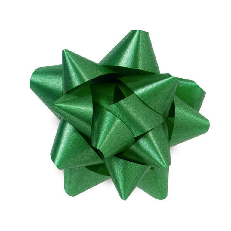 2 Christmas Star Gift Bow Assortment, 48 Pack