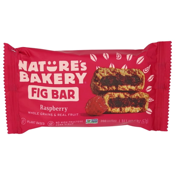 (Pack Of 48) Natures Bakery Bar Fig Raspberry 2 Oz