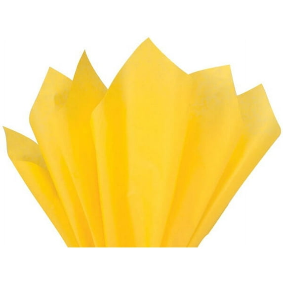 Pack Of 480, Solid Dandelion Tissue Paper 20 X 30" Sheet Half Ream Made From 100% Post Industrial Recycled Fibers Made In USA