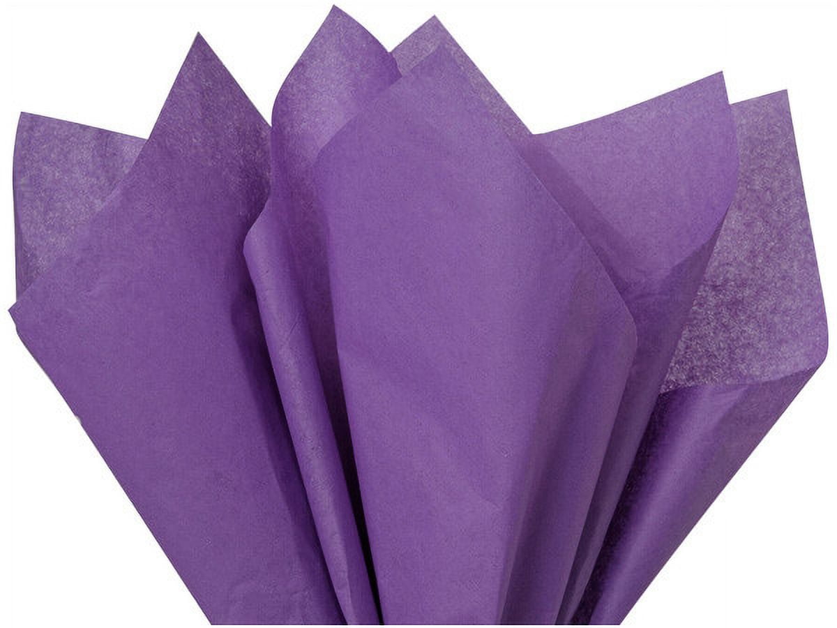 Pack Of 480, Solid Lavender Tissue Paper 20 X 30" Sheet Half Ream Made From 100% Post Industrial Recycled Fibers Made In USA