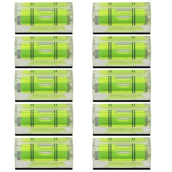 Pack Of 5/10 Green Level Night View Mini Green Spirit Levels Upgrades for Accurate Measurements In Various Environment