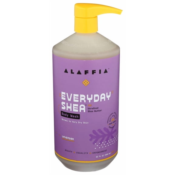 (Pack Of 5) Alaffia Everyday Body Wash Lavender 32 Fl Oz