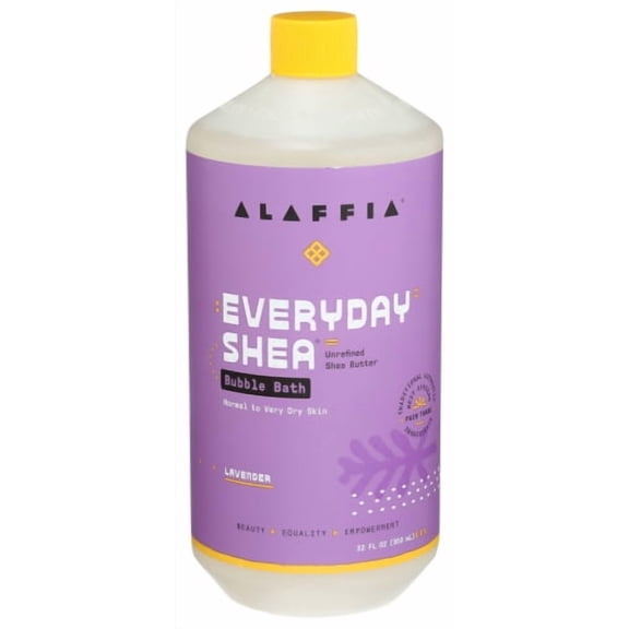 (Pack Of 5) Alaffia Everyday Bubble Bath Lavender 32 Fl Oz