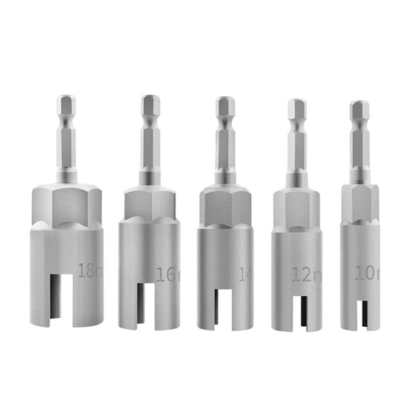 Pack Of 5 Butterfly Nut Socket Driver In 10mm 12mm 14mm 16mm 18mm Size For Quick Bolts Adjustment Quick Installation