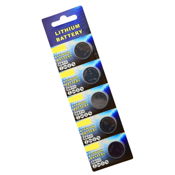 Pack Of 5 CR2032 Batteries 3V Lithium Button Cell For Electronics Motherboards