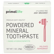 Pack Of 5 Primal Life Organics Peppermint Toothpowder 1 Oz