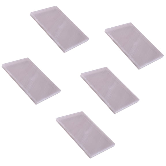 Pack Of 5 Transparents Storage Boxes with Lids for Beads Tools Stackable Case Letter and Papers Organization Tool