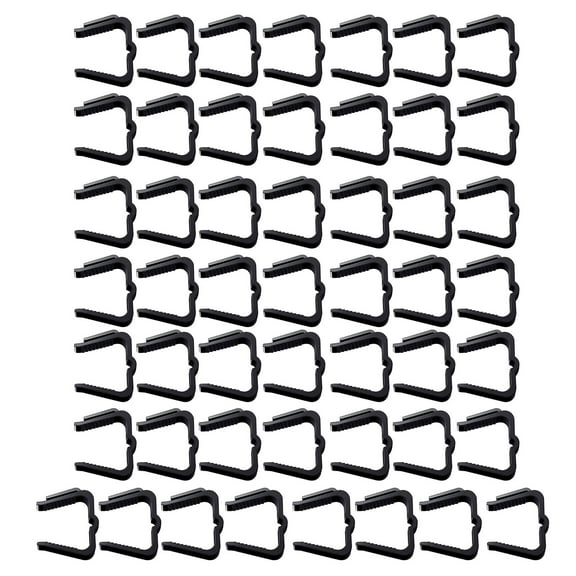 Pack Of 50 Christmas Light Hanger Clip For Fascia Board Roof Gutter Fence Eave Decoration Plastic Clip Hanger