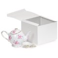 thumbnail image 1 of Pack Of 50, Gloss White Gift Box W/Light Gray / White Interiors - 1 Piece Box Solid 8 X 8 X 6" Made In USA, 1 of 1
