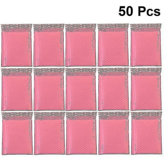 Pack Of 50 Practical Bubble Storage Bags Shockproof Express Packaging Bubble Bags For Home Shop Offi