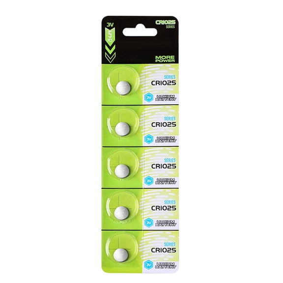 Pack Of 5pc/10pc CR1025 Lithium Button Cell Batteries CR1025 For Car Key Calculators And Electronics