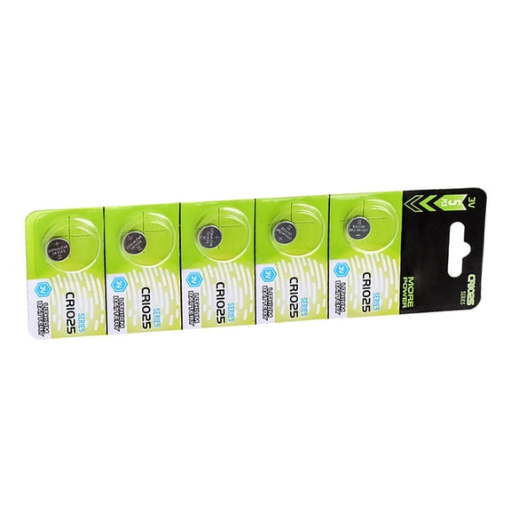 Pack Of 5pc/10pc CR1025 Lithium Button Cell Batteries CR1025 For Car Key Calculators And Electronics