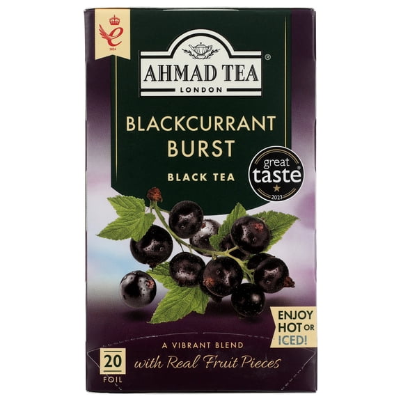 (Pack Of 6) Ahmad Tea Black Currant Burst 1.46 Oz
