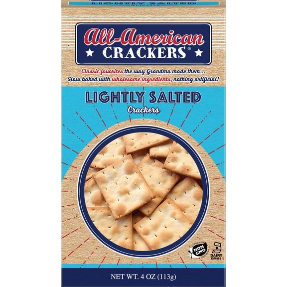 (Pack Of 6) All American Cracker Light Salt 5 Oz