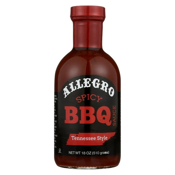 (Pack Of 6) Allegro Sauce Bbq Spicy 18 Oz