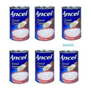 Pack Of 6 Ancel Grated Coconut In Heavy Syrup Coco Rallado En Almibar 17 oz