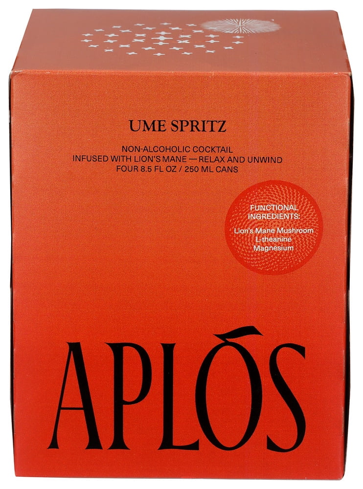 (Pack Of 6) Aplos Non-Alcoholic Mocktails Ume Spritz 4 34 Fo