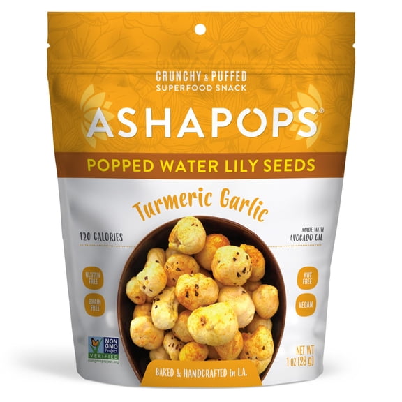 (Pack Of 6) Ashapops Seeds Lily Water Turmeric Garlic 1 Oz