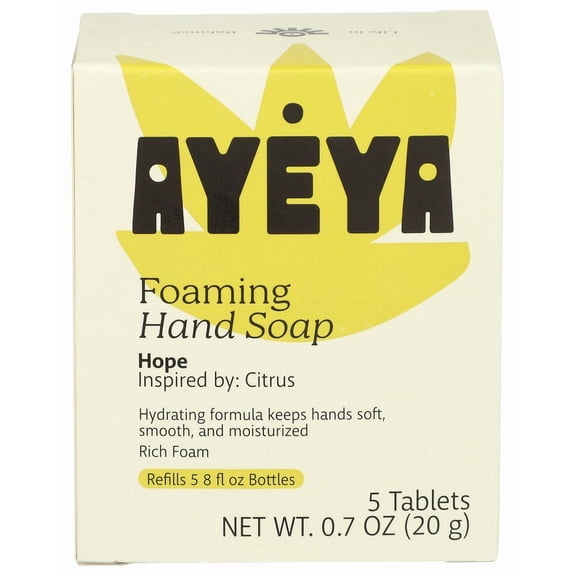 (Pack Of 6) Ayeya Soap Hand Foaming Refill Hope 5 Tablets
