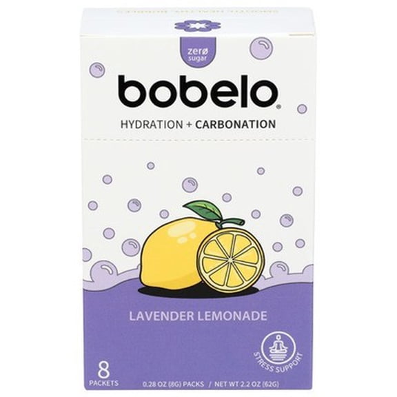 (Pack Of 6) BOBELO Hydration Lavender Lemonade 8 Packets