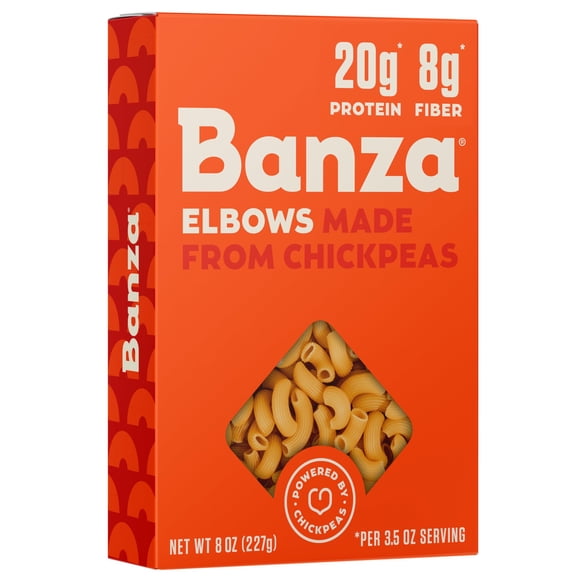 (Pack Of 6) Banza Chickpea Elbows Pasta 8 Oz