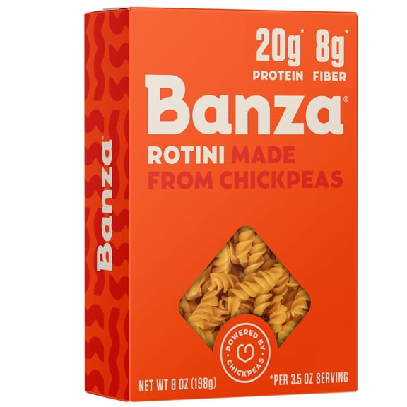 (Pack Of 6) Banza Chickpea Rotini Pasta 8 Oz