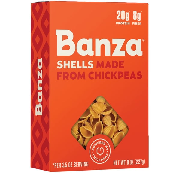 (Pack Of 6) Banza Pasta Chickpea Shells 8 Oz